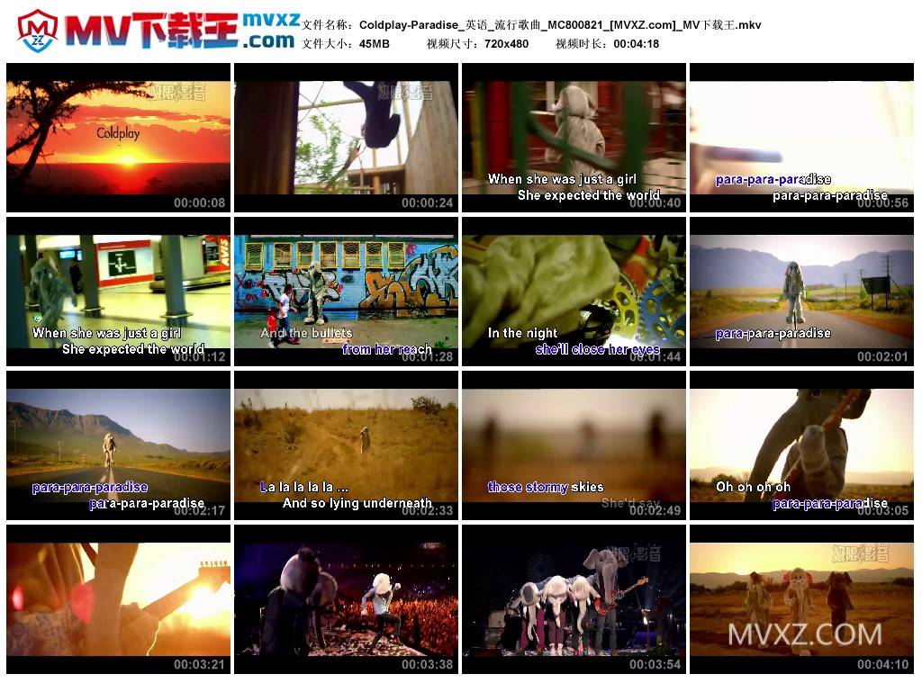 Coldplay-Paradise_英语_流行歌曲_MC800821